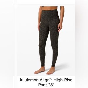 LULULEMON ALIGN HIGH RISE 28